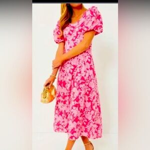 Tuckernuck Hyacinth House Puff Sleeve Dress-Size XS